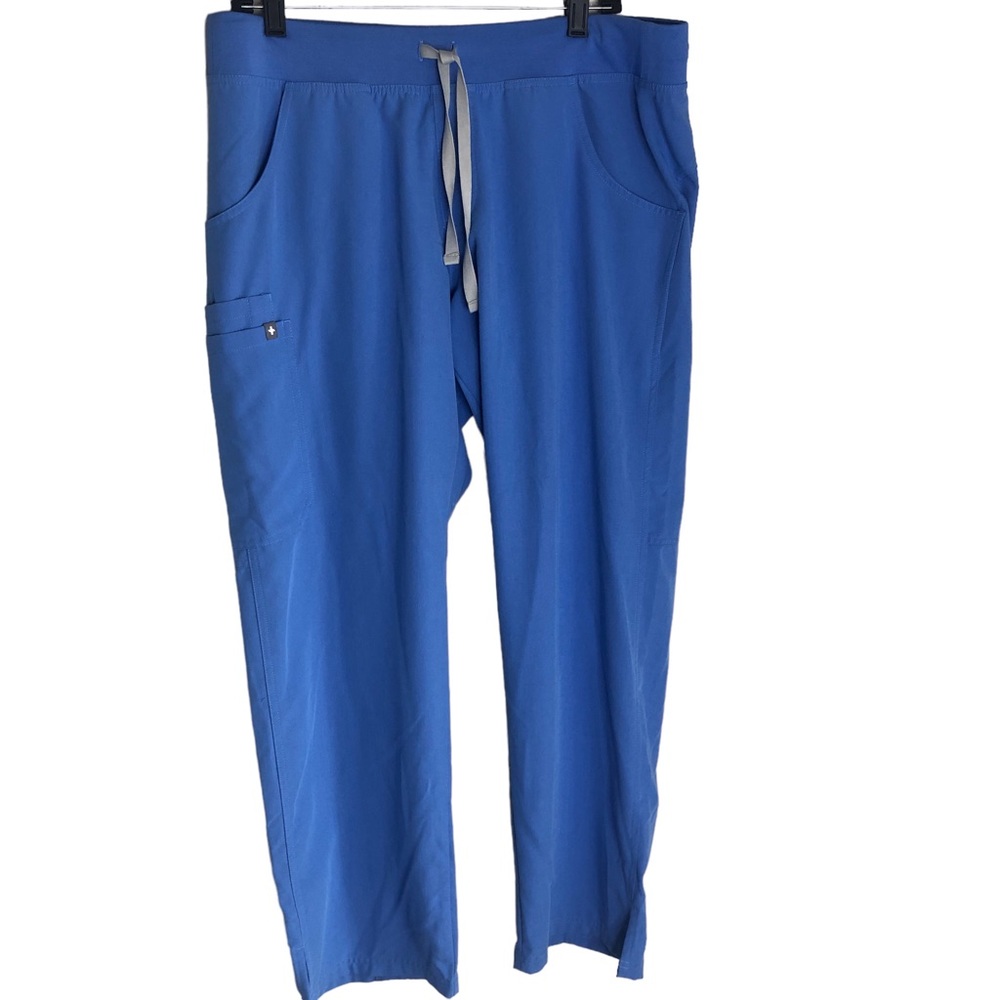 FIGS Women’s Technical Kade Scrub Pants Capri Blue T21004 D10